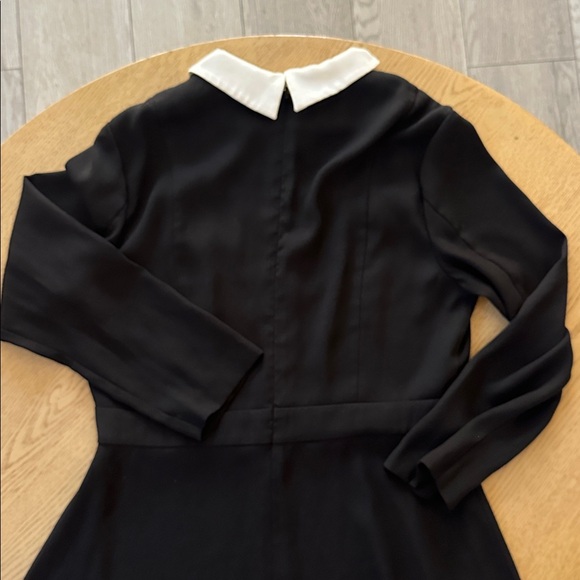 Hobbs londond Elegant Black Dress with White Collar US size 8 - Picture 4 of 5